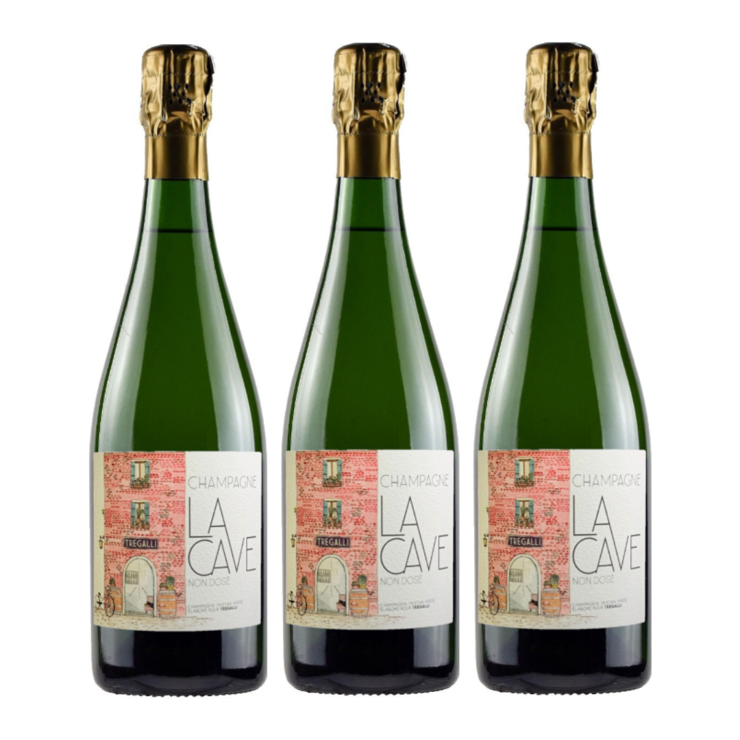 CHAMPAGNE AOC NON DOSÉ "LA CAVE" - TRISTAN HYEST OFFERTA 3 BOTTIGLIE