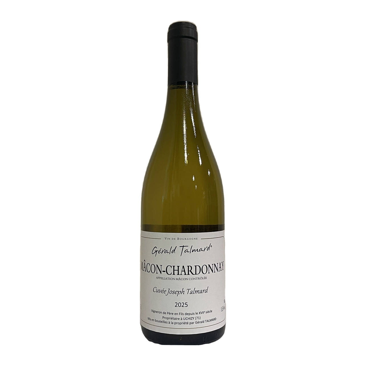 BOURGOGNE MACON CHARDONNAY AOC "CUVÉE JOSEPH TALMARD" 2025 - GERALD TALMARD