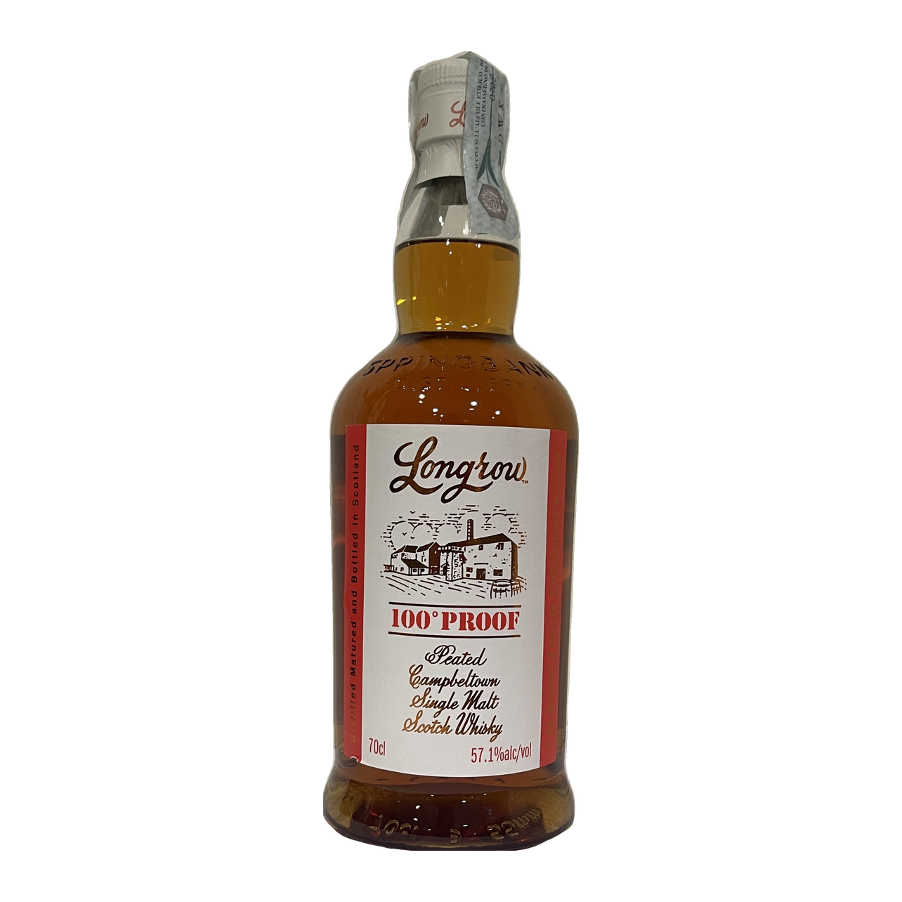 PEATED CAMPBELTOWN SINGLE MALT SCOTCH WHISKY "100° PROOF" 70 CL - LONGROW