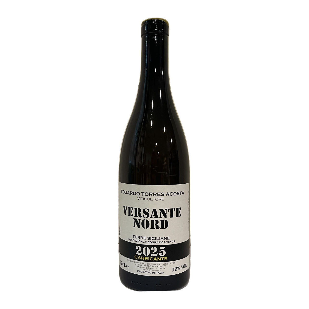 TERRE SICILIANE IGT "VERSANTE NORD" 2025 - EDUARDO TORRES ACOSTA - VITICULTORE