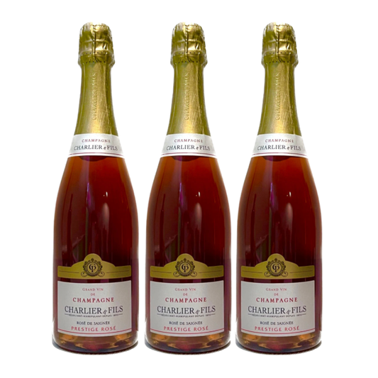 CHAMPAGNER BRUT PRESTIGE ROSÈ "ROSÈ DE SAIGNÈE" - CHARLIER & FILS