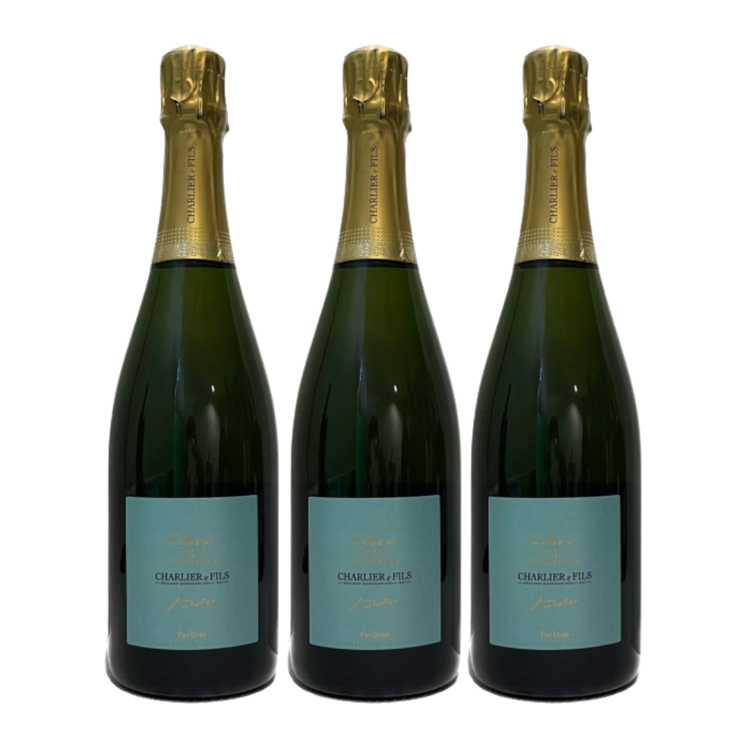 CHAMPAGNE PAS DOSE "L'ITALIEN" - CHARLIER & FILS OFFERTA 3 BOTTIGLIE