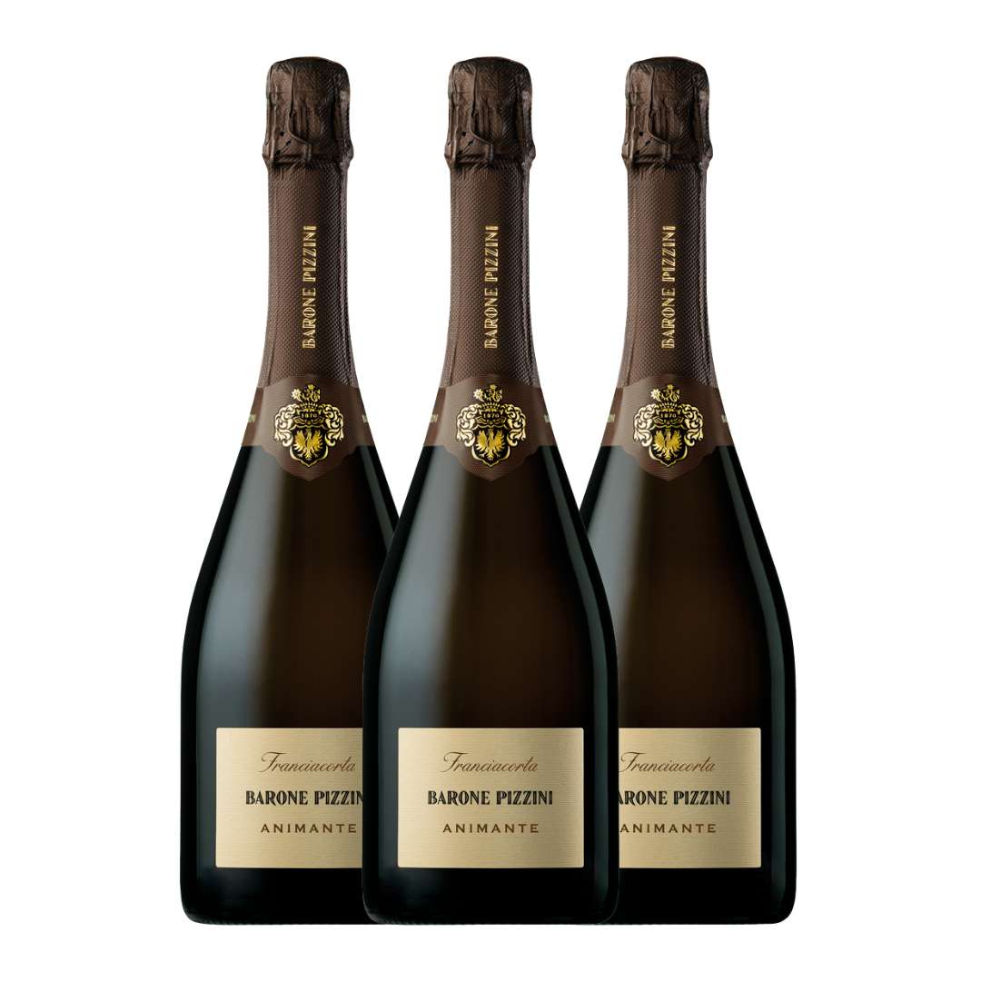 FRANCIACORTA DOCG "ANIMANTE" - BARONE PIZZINI OFFERTA 3 BOTTIGLIE