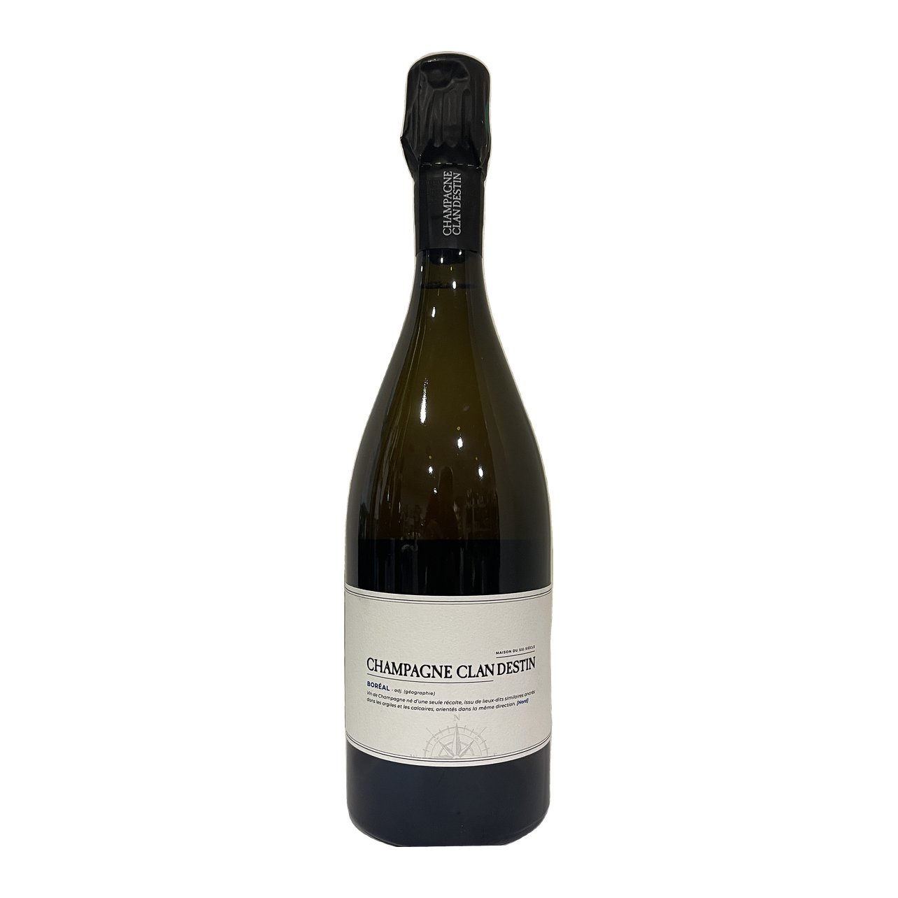 CHAMPAGNE AOC BRUT NATURE "BOREAL BRUT NATURE" - CLANDESTIN