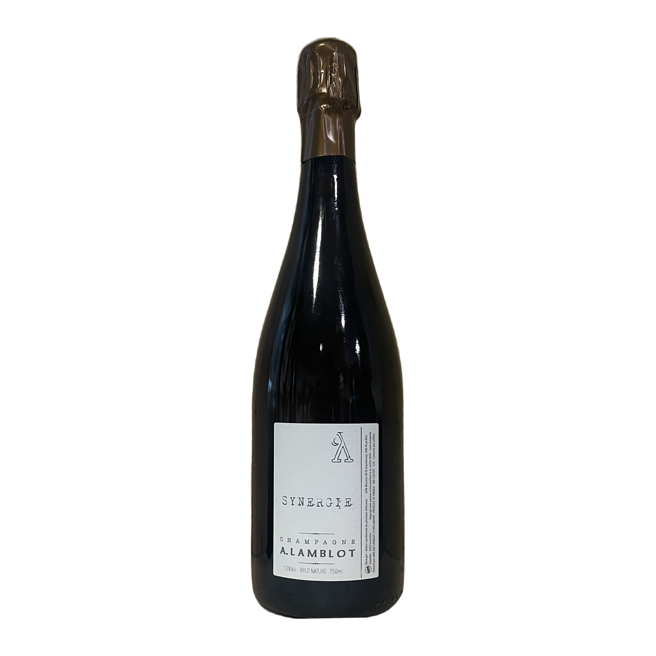 CHAMPAGNE AOC BRUT NATURE "SYNERGIE" 2020 - A. LAMBLOT