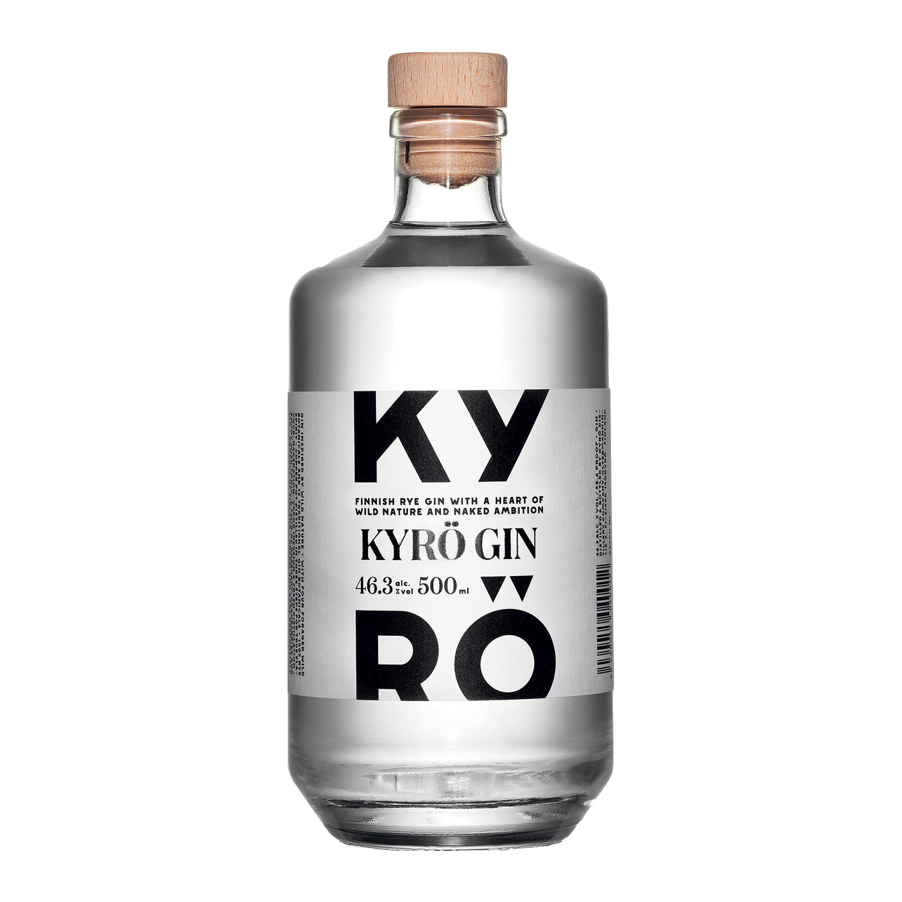 FINNISH RYE GIN "KYRÖ GIN" 500 ML - KYRÖ