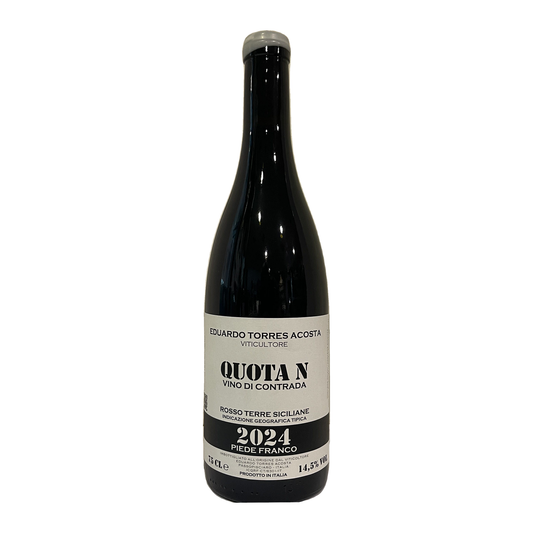 ROSSO TERRE SICILIANE IGT "QUOTA N" 2024 - EDUARDO TORRES ACOSTA