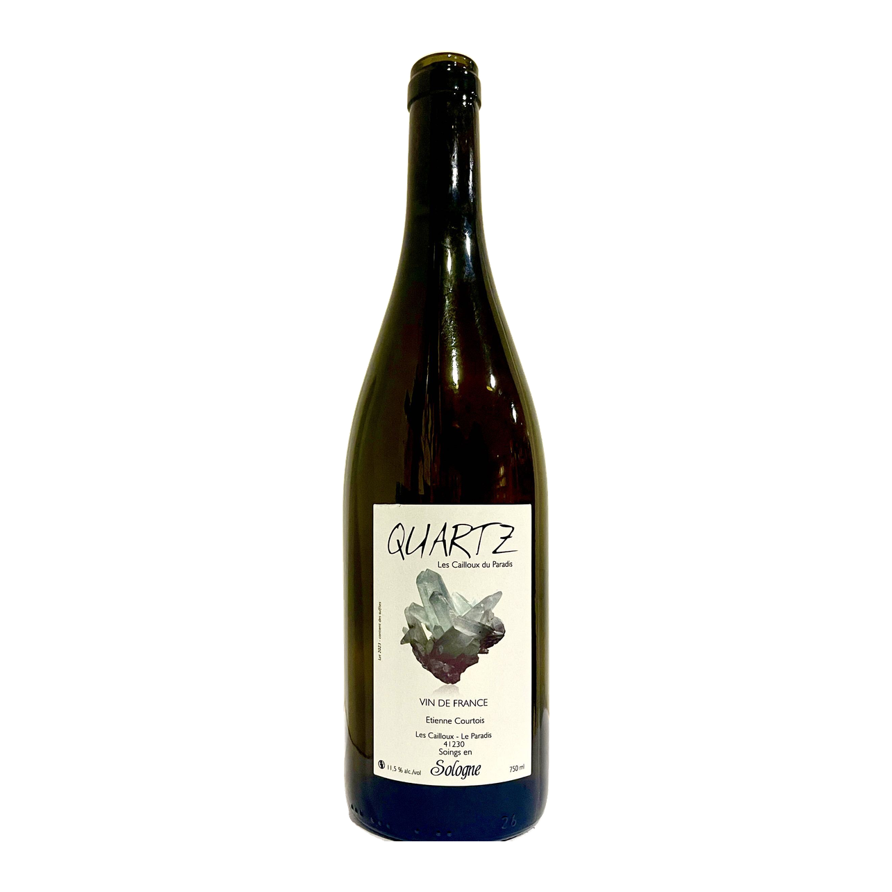 VIN DE FRANCE "QUARTZ" 2023 - LES CAILLOUX DU PARADIS – ETIENNE COURTOIS