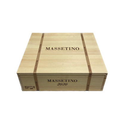 TOSCANA IGT "MASSETINO" 2020 MASSETO (WOODEN CASE REGHETTATA 3 BOTTLES) - ORNELLAIA