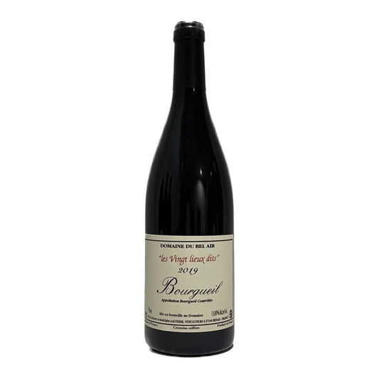 BOURGUEIL "LES VINGT LIEUX DITS" 2019 - DOMAINE DU BEL AIR